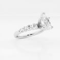 thumbnail image 2 of Zoya Jewel 1.4 Ct Pear Cut Excellent Diamond Ring - Prong Set Engagement Jewelry in 14k White Gold Plated Finish - Holiday Wedding Ring for Her, 2 of 2