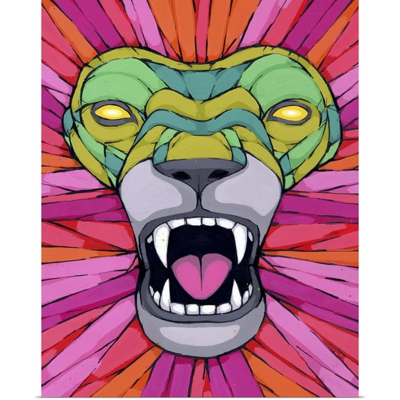 Great BIG Canvas | Rolled Ric Stultz Poster Print entitled Aggressive By Nature