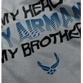 thumbnail image 5 of US Air Force Hero Airman Brother Toddler Boy Girl T Shirt Infant Toddler Brisco Brands 18M, 5 of 6
