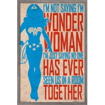 DC Comics - Wonder Woman - Secret Identity Wall Poster, 22.375" x 34", Framed