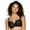 Black, variant on Fleurs Unlined Bras | 32C - 44H | Felina (Black, 42H)