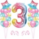 thumbnail image 1 of Globo niña 3er cumpleaños, 3er cumpleaños, globo rosa número 3, decoración cumpleaños, globo feliz cumpleaños, decoración fiesta 3er cumpleaños niña, 1 of 5