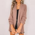 thumbnail image 1 of Vedolay Suit Jacket Casual Blazer Jackets for Women 2023 Long Sleeve Cloth with Pockets,Pink L, 1 of 5