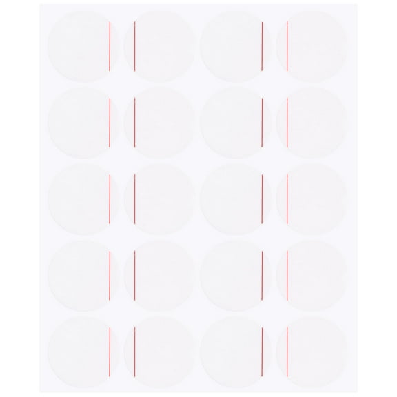 Uxcell 20pack Watch Back Cover Protective Film, 28mm Red Line PE Watch Back Case Protector Film Stickers