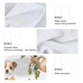 thumbnail image 4 of Haosy 2 Pack Kitchen Wash Cloths with Hanging Loops Absorbent Absorbent Quick Drying Hand Towels, Watercolor Dog Leaf Apple, 4 of 7