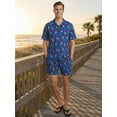 thumbnail image 4 of Birdie Bound Men's Printed Bomb Pops Cabana Shirt with Short Sleeves, Sizes S-3XL, 4 of 7
