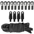 thumbnail image 1 of Cuerda Elástico de 5mm 5 Servicio 4 Piezas de Tope de Cable de Choque 10 Piezas de Final para Kayak Canoa Macarena, 1 of 8