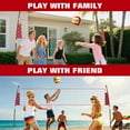 thumbnail image 3 of TEQIN Volleyball Net,Portable Volleyball Net For Backyard, Outdoor Volleyball Nets With Carry Bag, Volley Ball Practice Nets Training Equipment, 3 of 6