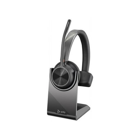 UPC: 0017229174269 | Poly Voyager 4300 UC 4310-M Headset (Plantronics)- Mono – USB Type C – Wired/Wireless – Bluetooth – 164 ft – 20 Hz – 20 kHz – Over-the-head – Monaural – Ear-cup – 4.92 ft Cable – Noise Cancelling