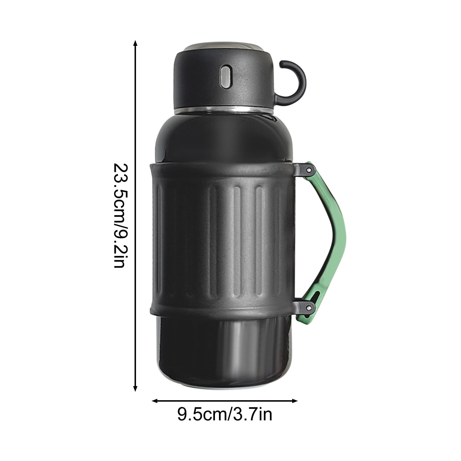Jubipavy Insulated Water Bottle Sulated Gallon Jug With Handle Stainless Steel Large Double Vacuum Water Bottle For Hot Cold Drinks Wide Mouth Sweat Proof Great For Travel Camping Stainless