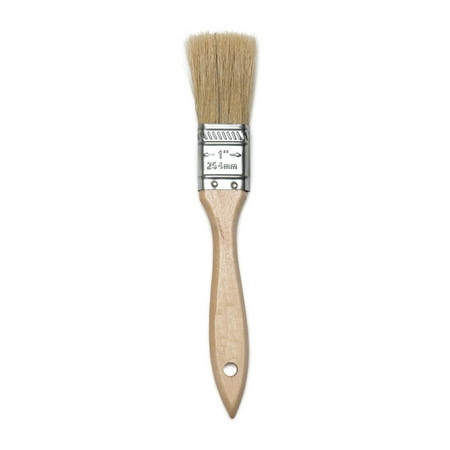 

[7 Pack] Pastry Brush with Natural Boar Bristle 1 Inch - Basting Oil Brush with Hardwood Handles Great for Kitchen Oil Marinade Grill BBQ Sauce Baster Cooking Baking Brush for Spreading Butter