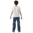 thumbnail image 5 of FORMRS Kids Pajama Pants with Pockets Size 9-10Y Boys Lounge Sleep Bottoms, Cartoon Jellyfish Pattern, 5 of 8