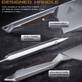 thumbnail image 6 of AETHMETAL 7" Meat Cleaver Knife, Carbon Stainless Steel Butcher Knife, Chopping Knife, 6 of 8