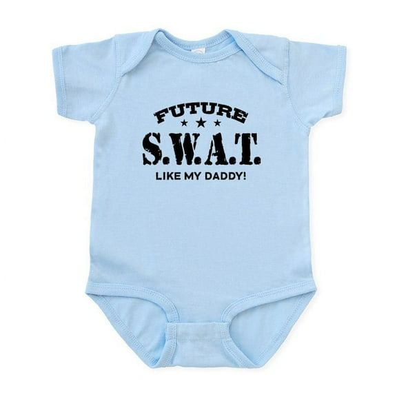 CafePress - Future Swat Like My Daddy Infant Bodysuit - Baby Light Bodysuit, Size Newborn - 24 Months
