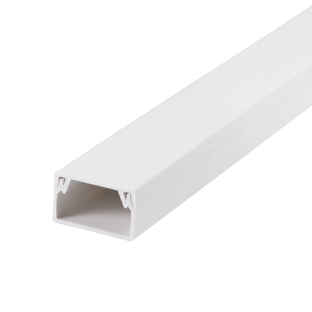 Unique Bargains 15.7'Lx0.94'Wx0.55'H Cable Raceway Cord Cover Wire Hider Channel on Wall 3 Pack