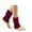 Wine, variant on Angala Thermal Leg Warmers Ankle Boot Socks Non Covers Cozy Knitted Boot For Winter Outdoor Activities And Daily Wear With Comfort Stretch Fit And Warm Soft Stylish Basic Socks