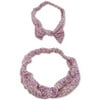 Lonna & Lilly Gold-Tone 2-Pc. Set Crystal Mommy & Mini Printed Headbands