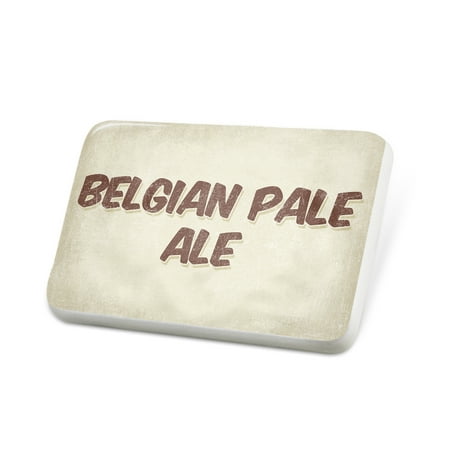 Porcelein Pin Belgian Pale Ale Beer, Vintage style Lapel Badge –