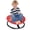 Red, variant on MoveCatcher Children’s Sensory Swivel Chair - Round, Sky Blue - Sensory Play & Body Coordination