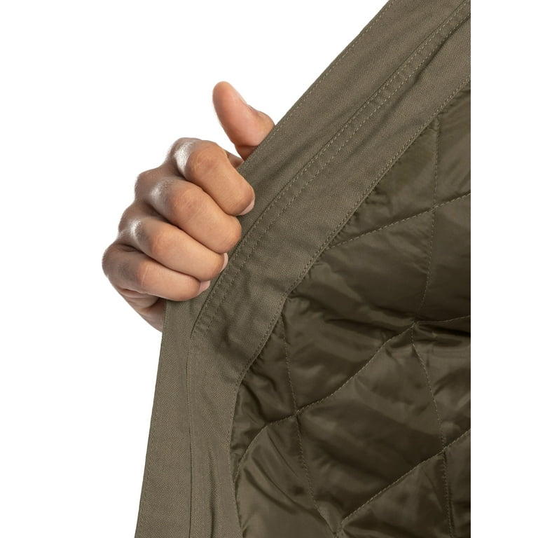 Wrangler Workwear Men's Quilted Lined Work Shirt Jacket with Wrangler Workwear Men's Quilted Lined Work Shirt Jacket with