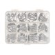 thumbnail image 2 of 60 Unids / Caja de Reparación de de Ojo de Punta de Guía de Caña de Pescar de Acero 12 Tamaños Macarena Pesca Guía de Rod Consejo, 2 of 7