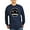 Navy, variant on CafePress - Out Of Patience Fuel Gauge Long Sleeve Dark T Shir - Long Sleeve Dark T-Shirt