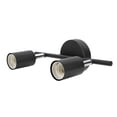 thumbnail image 1 of Portalámparas De Riel De Techo, Soporte De Luz De Riel De Techo ABS De Hierro Decorativo 85-265V Montaje Empotrado De 2 Luces Para Bombilla LED, 1 of 7