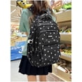 thumbnail image 5 of Star Print Kids Backpack for Girls, Multi Pocket Large Capacity School Bookbag, Lightweight Water Resistant Daypack for Elementary Middle School Daily Travel Outdoor, 5 of 5