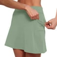 thumbnail image 3 of Shorts Skorts for Women Trendy Summer 2025 Mid Waist Skort Active Casual Skirt Beach Vacation with Pockets S-5XL, 3 of 7