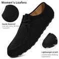 thumbnail image 4 of Ecetana Loafers for Women Suede Slip on Work Flats Shoes Womens Dressy Casual Walking Shoes, 4 of 8
