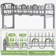 thumbnail image 5 of Escurridor de Trastes Acero Inoxidable para Mostrador de Cocina Escurridor de Platos Grande de 2 Niveles con Soporte para Tazas Utensilios y Pad de Se, 5 of 8