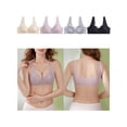 thumbnail image 3 of Women Front Closure Bra Lace Thin Padded No Underwire Plus Size Bras, 3 of 7