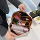 thumbnail image 3 of Bolso cosmético de PU Bolso organizador cosmético portátil para regalos navideños (Blanco) Ndcxsfigh Cuidado Belleza, 3 of 9