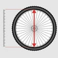 thumbnail image 3 of Bangcool 1 Paire de Roues Stabilisatrices de Vélo Réglables pour 12/14/16/18/20 Pouces, 3 of 10