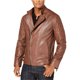 thumbnail image 1 of INC Mens Harrison Chaqueta de moto, Marrón, XX-Large, 1 of 1