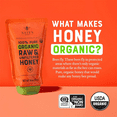 thumbnail image 5 of Nate's Organic Honey: 100% Pure, Raw, and Unfiltered Honey Pouch, 14 fl oz Gluten-Free Honey, 5 of 8