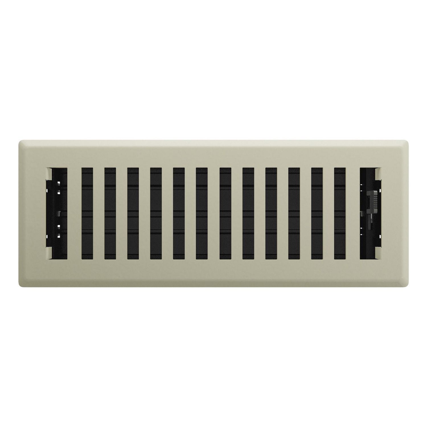 Imperial 3" x 10" Satin Nickel Steel Floor Register, Montezuma, 3"x10" SNKL Montezuma Flr Reg