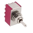 thumbnail image 3 of 250V/120V 2A/5A 4PDT ON/OFF/ON 3 Positions 12 Pin Electric Toggle Switch Red, 3 of 4