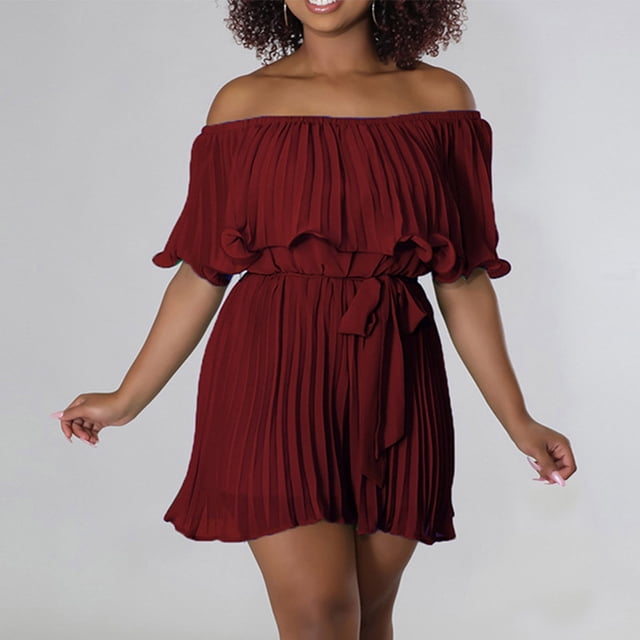 Fankiway Combinaison Décontractée à Lacets pour Femmes, Couleur Unie, Taille Unique, Liquidation, Grande Taille