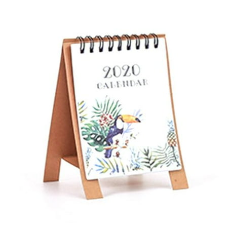 Akoada Akoada Cute Cartoon Desk Calendar 2020 Simple Monthly