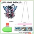 thumbnail image 3 of Halloween Diamond Art Hanging Kit for Adults, DIY Acrylic Rhinestone Painting Ornament Board Kit, Special Shaped Crystal Diamond Art Window Door Hanging Decor by MPOISVA, 3 of 8