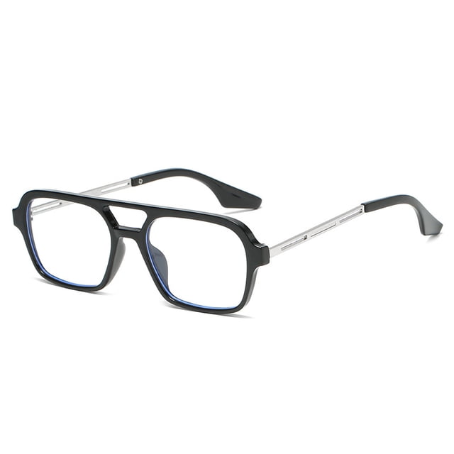 Gafas de sol con montura grande, de doble haz y sencillas, con tendencia de moda para hombre, que cambian de color