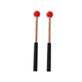 thumbnail image 4 of 2x Baquetas de percusión portátiles para marimba, meditación, carillón rojo, 4 of 9