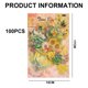 thumbnail image 2 of 100 pegatinas de flores naturales para álbumes de recortes, diseño retro, plantas, flores, pegatinas de pegado automático, pegatinas decorativas para álbumes de recortes, fundas para, 2 of 8