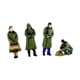thumbnail image 2 of 4 piezas 1:64 Figura de personaje de diorama realista Figuras de personas Figuras de acción de Diorama para accesorios de fotografía Diseño de, 2 of 9