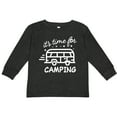 thumbnail image 3 of Inktastic It's Time For Camping with Camper Boys or Girls Long Sleeve Toddler T-Shirt, 3 of 5