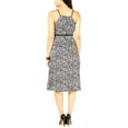 thumbnail image 2 of J.O.A. Womens Belted Lace Up Slip Dress, Black, Small, 2 of 2