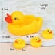 thumbnail image 2 of Juguetes de agua para niños, pato de baño grande, tres pequeños, llamado pato trompeta amarillo, 2 of 5