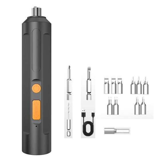 Ergonomic Electric Screwdriver Portable and Compact High Efficiency Quick Charging in 2 Hour Includes Screwdriver Bits for Versatility