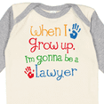 thumbnail image 4 of Inktastic Future Lawyer Boys Girls Attorney Boys or Girls Long Sleeve Baby Bodysuit, 4 of 5